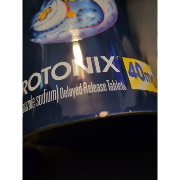 Protonix Medical Pharmaceutical Mug Advertising Promotional Large Sleeping READ - Picture 8 of 8